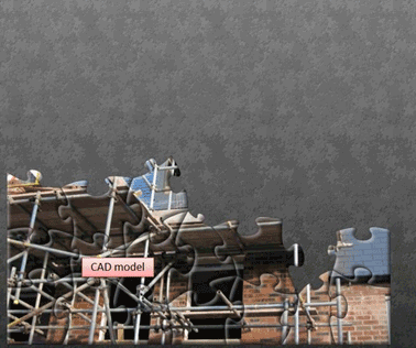 Figure 3 – A BIM with just the information from the CAD model